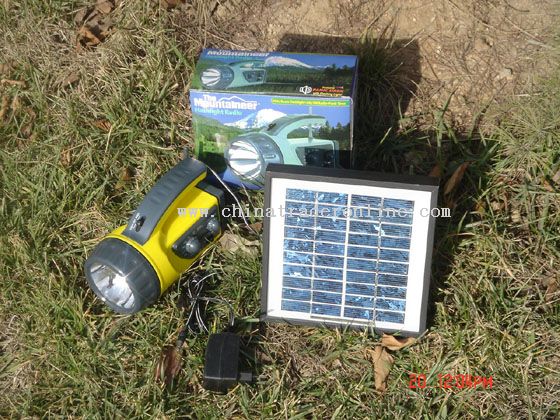 three functions Solar Flashlight from China